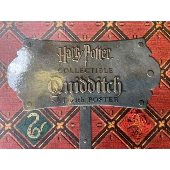 Harry Potter Quidditch Collectible Set With Poster In Decorative Chest For Wizar - Picture 1 of 7